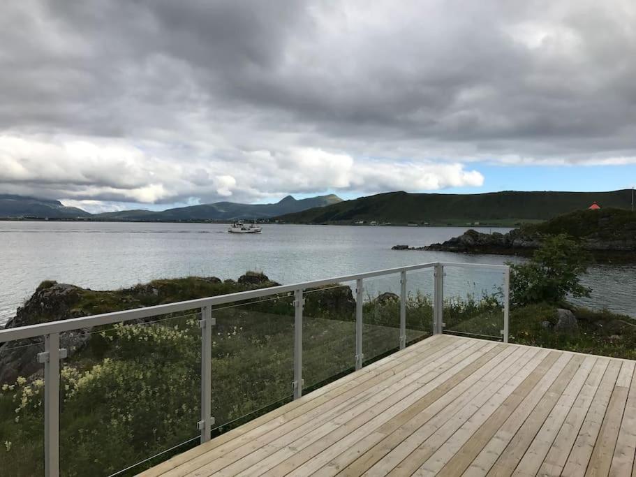 Hytte Ved Sjoen Napp Exterior foto
